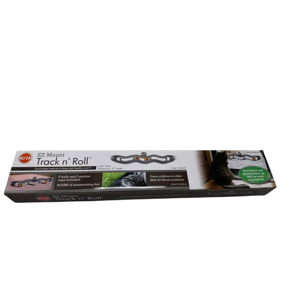 K&H Track and Ball Interactive Cat Exerciser Toy New